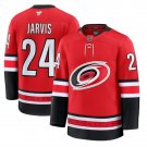 Seth Jarvis  #24 Carolina Hurricanes 2026 - 26 Premium Stitched Red