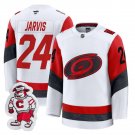 Seth Jarvis  #24 Carolina Hurricanes 2026 - 26 Premium Stitched White Away