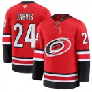 Seth Jarvis  #24 Carolina Hurricanes Premium All Stitched Red