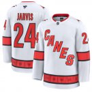 Seth Jarvis  #24 Carolina Hurricanes Premium All Stitched White