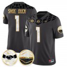 Shoe Duck  #1 Oregon Ducks 2026 Shoe Duck Black - All Stitched