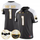 Shoe Duck  #1 Oregon Ducks 2026 Shoe Duck Black Alternate - All Stitched