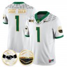 Shoe Duck  #1 Oregon Ducks 2026 Shoe Duck White - All Stitched