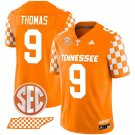 Star Thomas  #9 Tennessee Vols Rebrand 2026 Checkerboard Stitched Orange
