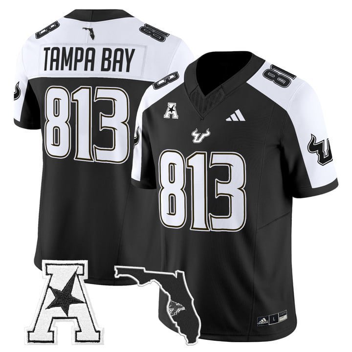 Tampa Bay  #813 South Florida Bulls 2026 Vapor Limited Stitched Black Alternate