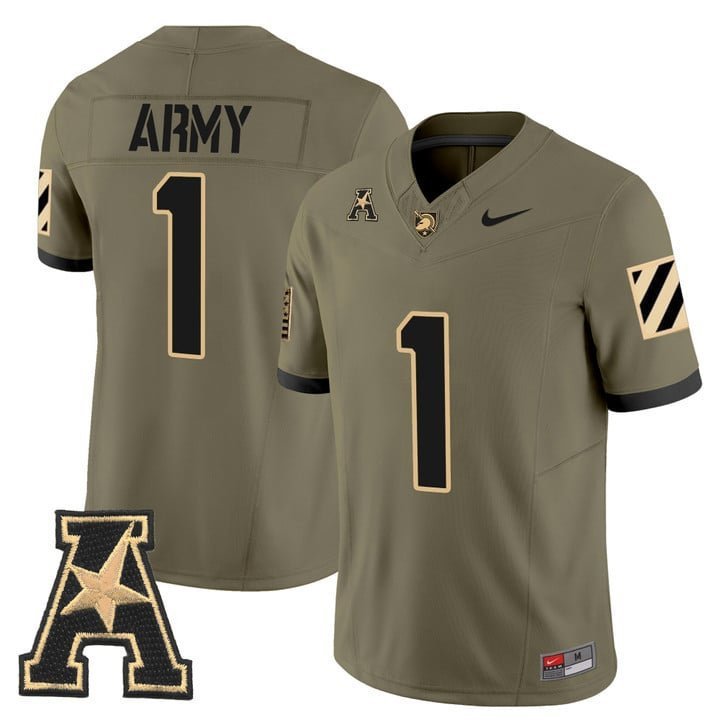 Team  #1 Army Black Knights 2026 Vapor Limited Stitched Olive