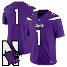 Team  #1 Northwestern Wildcats Honoring 95 Vapor Stitched Purple