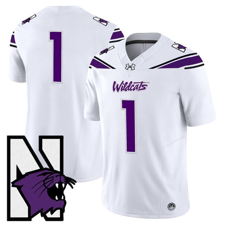 Team  #1 Northwestern Wildcats Honoring 95 Vapor Stitched White