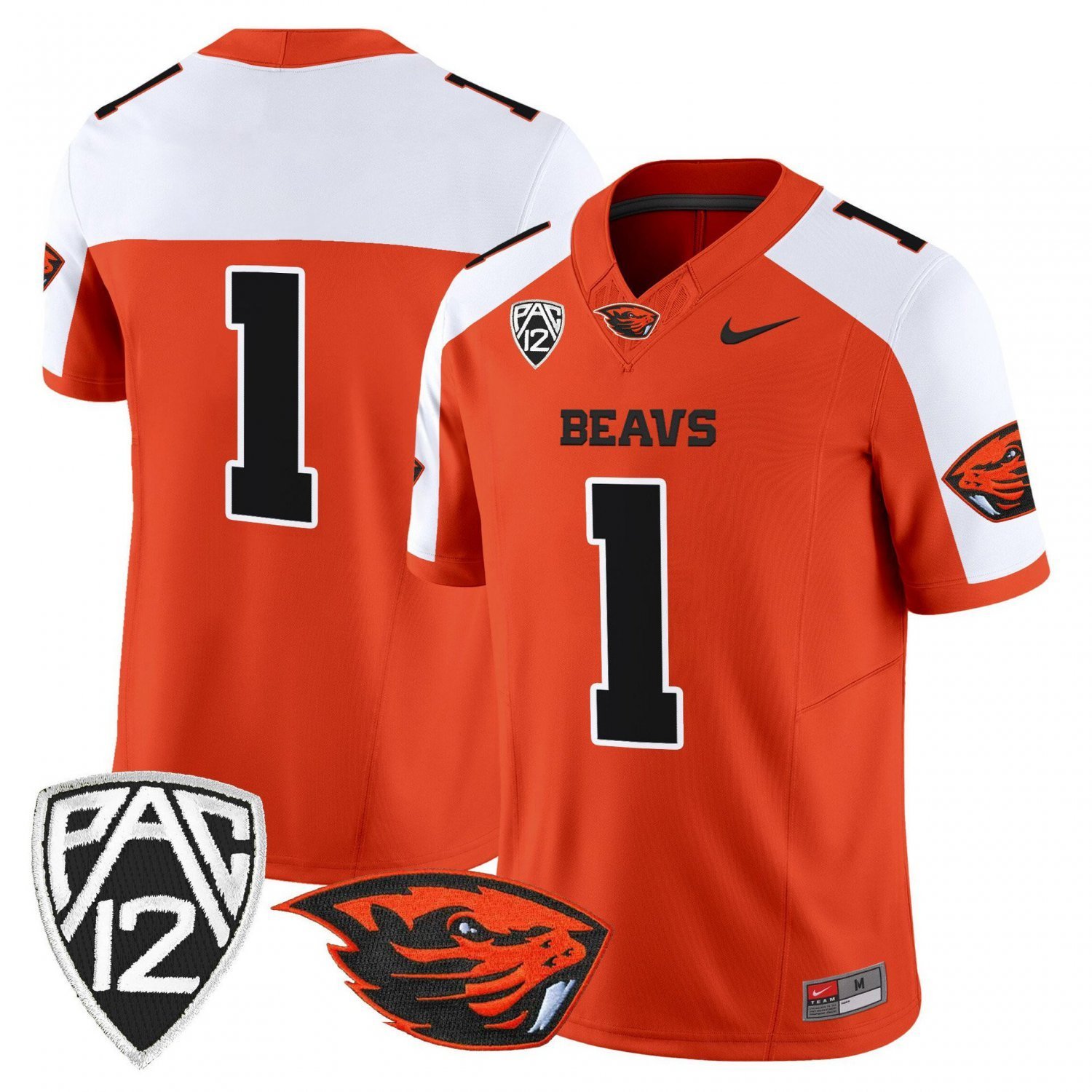 Team  #1 Oregon State Beavers 2026 Limited Stitched Orange Alternate