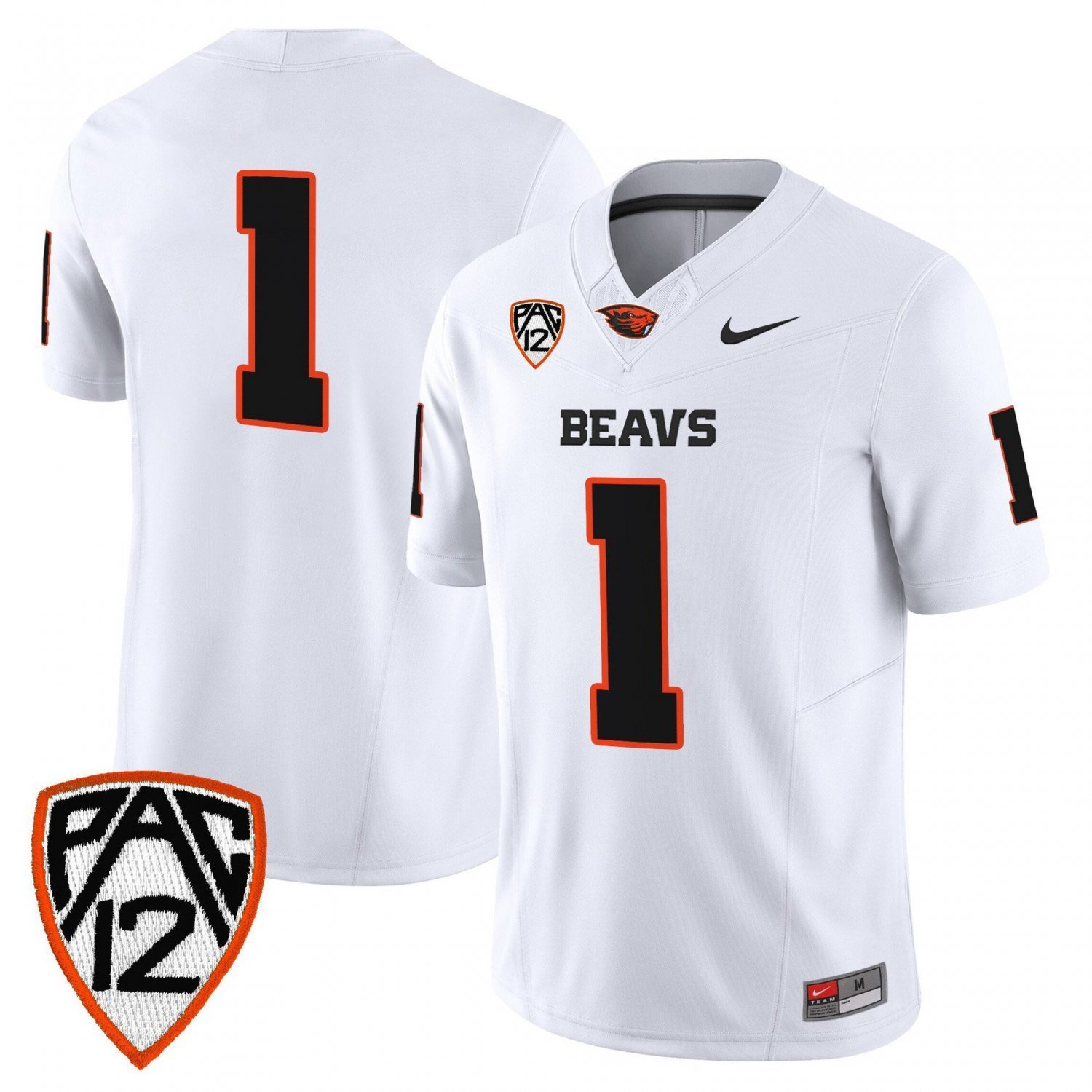 Team  #1 Oregon State Beavers 2026 Vapor Limited Stitched White