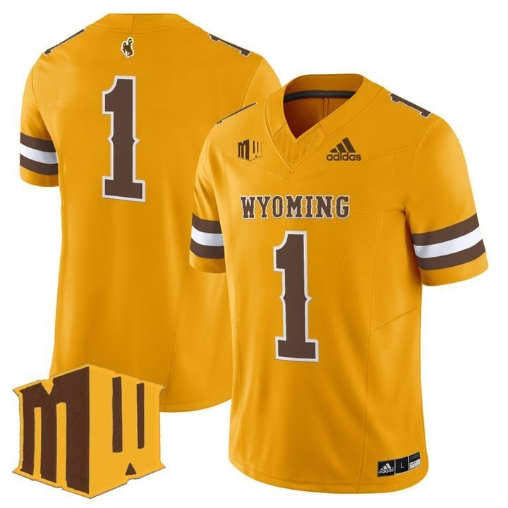 Team  #1 Wyoming Cowboys 2026 Vapor Limited Stitched Gold