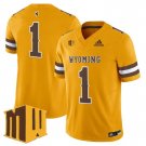 Team  #1 Wyoming Cowboys 2026 Vapor Limited Stitched Gold