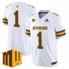 Team  #1 Wyoming Cowboys 2026 Vapor Limited Stitched White