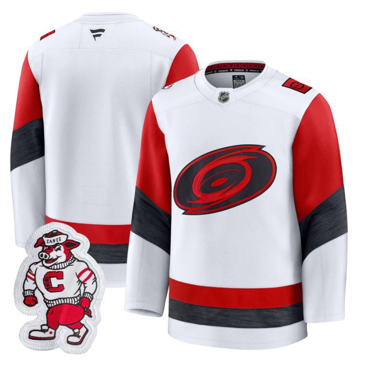 Team  Carolina Hurricanes 2026 - 26 Premium Stitched White Away