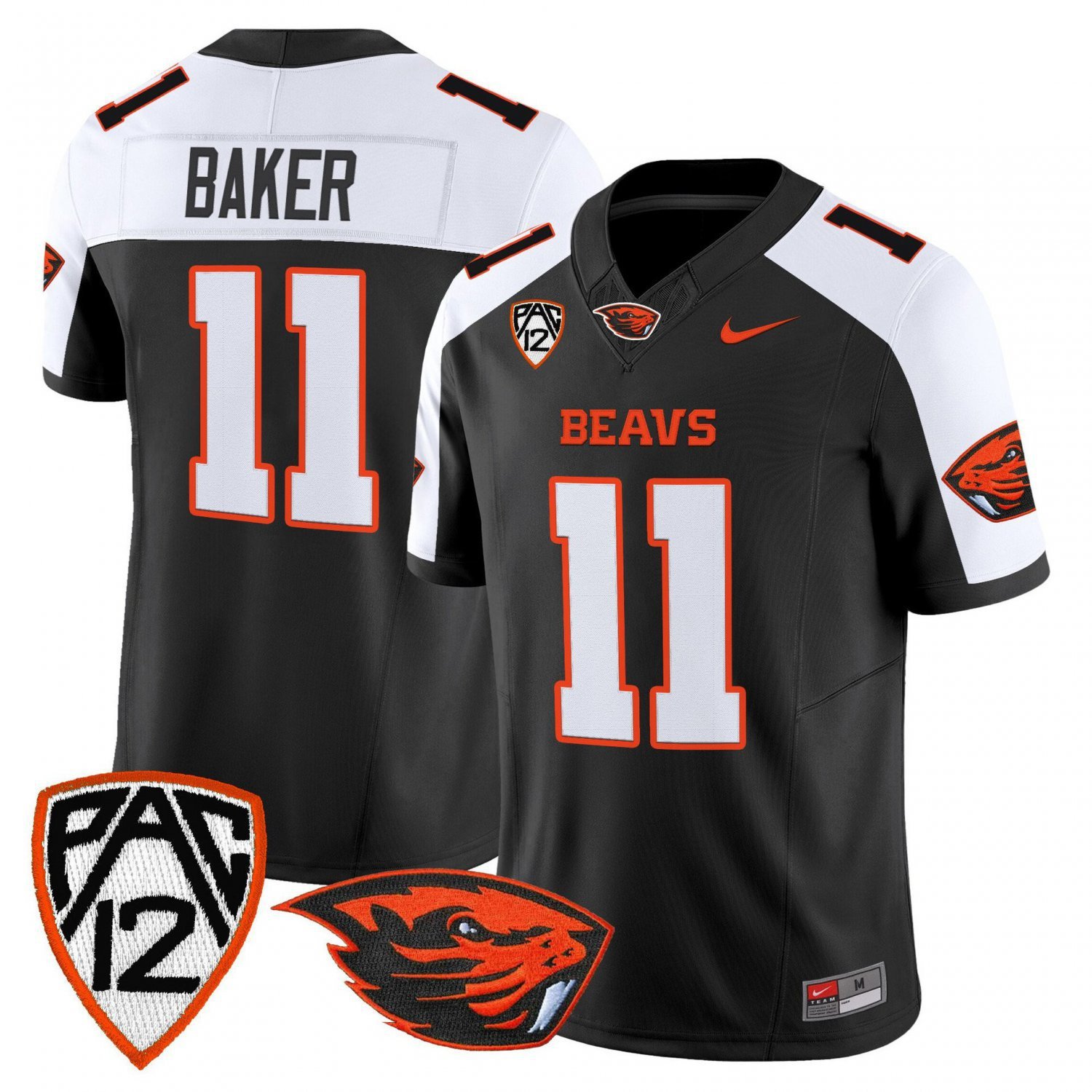 Terry Baker  #11 Oregon State Beavers 2026 Limited Stitched Black Alternate