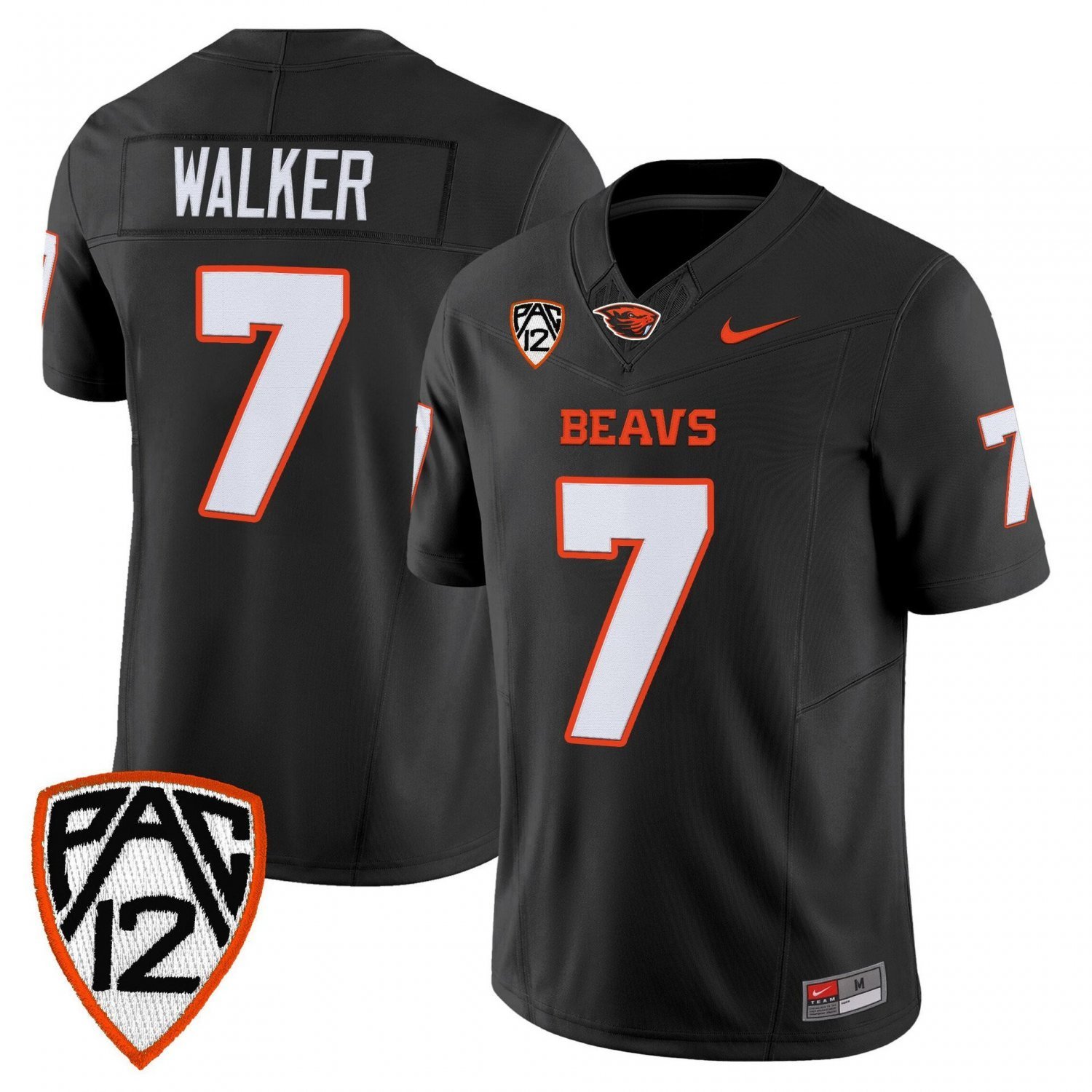 Trent Walker  #7 Oregon State Beavers 2026 Limited Stitched Black
