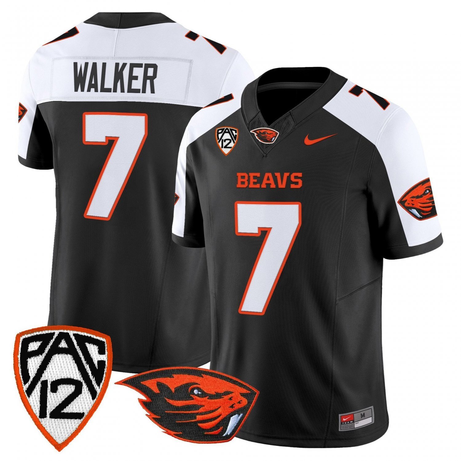 Trent Walker  #7 Oregon State Beavers 2026 Limited Stitched Black Alternate