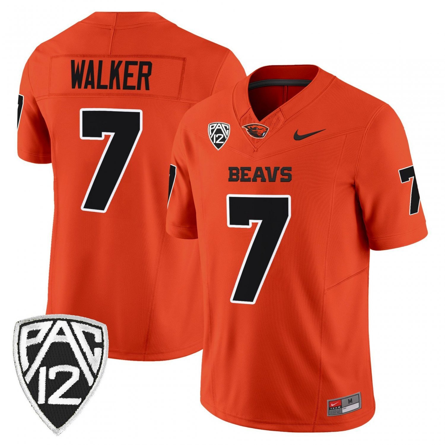 Trent Walker  #7 Oregon State Beavers 2026 Limited Stitched Orange