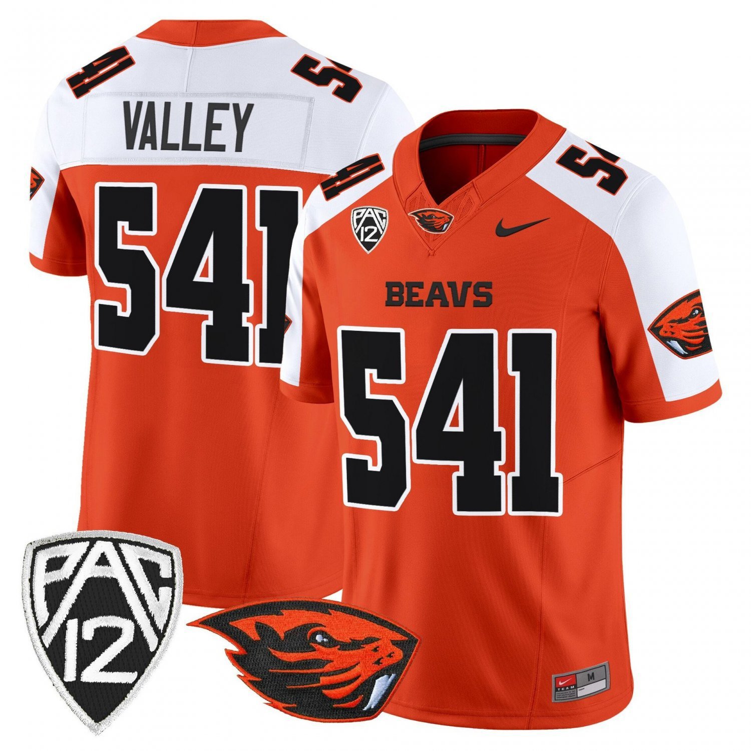Valley  #541 Oregon State Beavers 2026 Limited Stitched Orange Alternate
