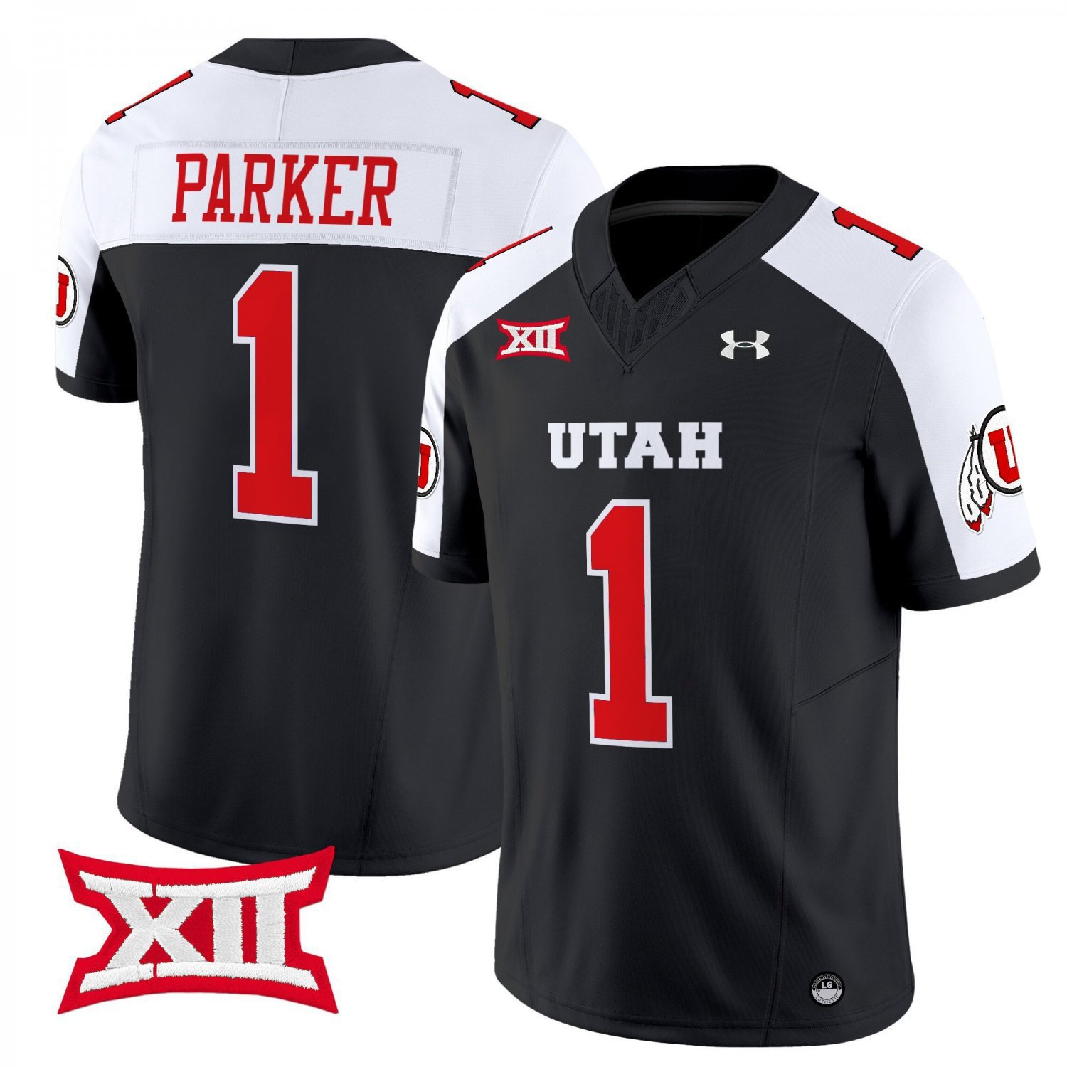 Wayshawn Parker  #1 Utah Utes 2026 Vapor Limited Stitched Black Alternate