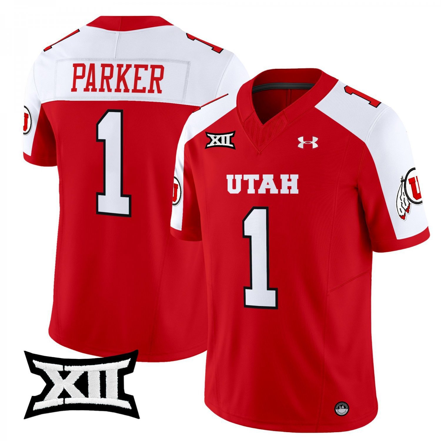 Wayshawn Parker  #1 Utah Utes 2026 Vapor Limited Stitched Red Alternate