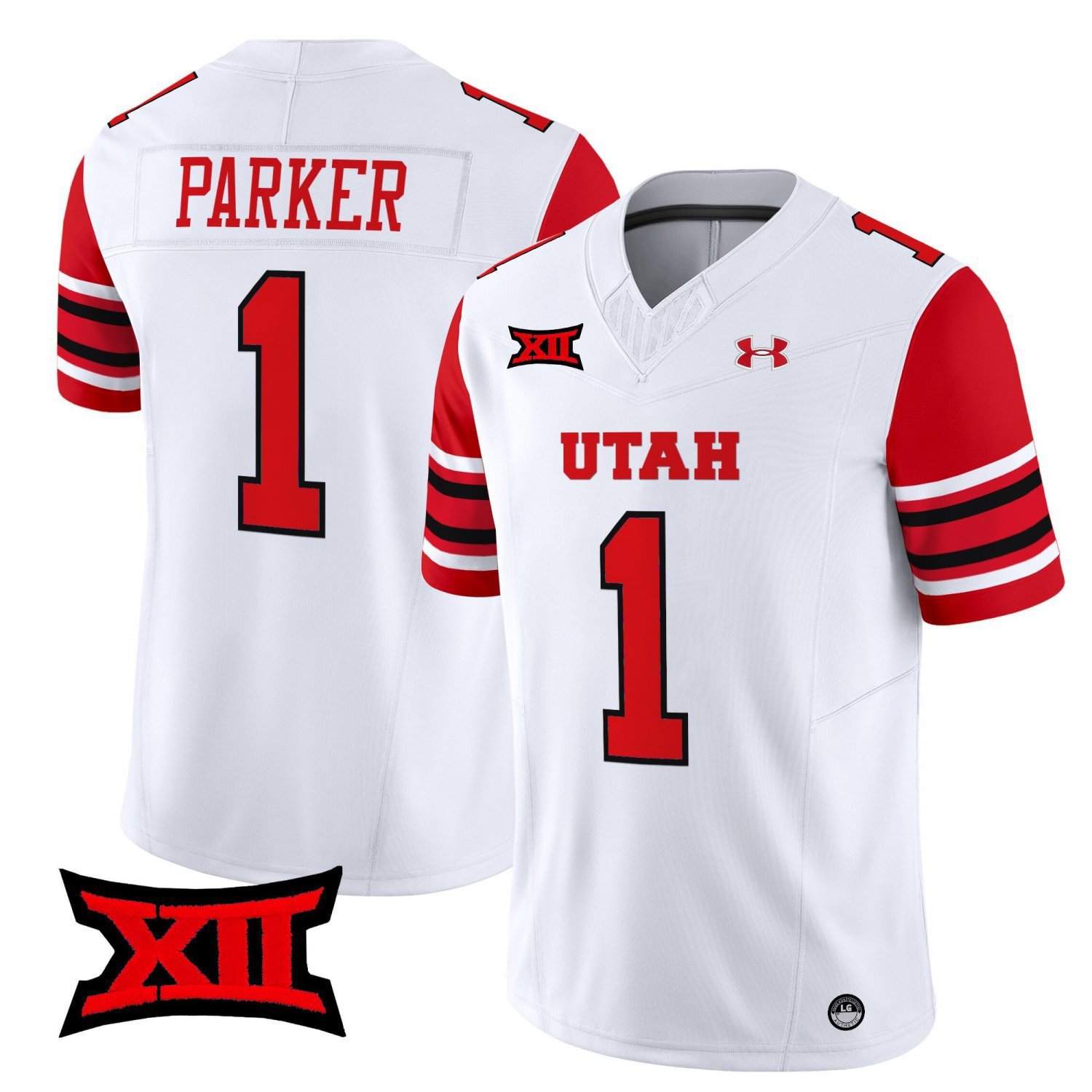 Wayshawn Parker  #1 Utah Utes 2026 Vapor Limited Stitched White