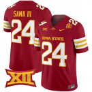 Abu Sama III  #24 Iowa State Cyclones 2026 Vapor Limited Football Stitched Cardinal