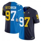Aidan Hutchinson  #10 Michigan Wolverines Split Vapor V2 All Stitched