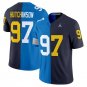 Aidan Hutchinson  #97 Michigan Wolverines Split Vapor Limited - All Stitched