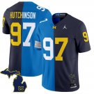 Aidan Hutchinson  #97 Michigan Wolverines Split Vapor Limited Football