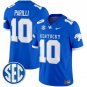 Babe Parilli  #10 Kentucky Wildcats 2026 Vapor Football Limited Stitched Royal