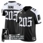 Bama   #205 Alabama Crimson Tide Gothic Bama Blood Edition Vapor Stitched Alternate