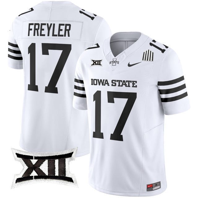 Beau Freyler  #17 Iowa State Cyclones 2026 Vapor Limited Football Stitched White 2