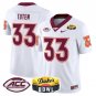 Bhayshul Tuten  #33 Virginia Tech Hokies 2026 Duke's Mayo Bowl Patch Stitched White
