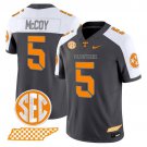 Bru McCoy  #5 Tennessee Volunteers 2026 Smokey Grey Series Vapor V2 Stitched Alternate