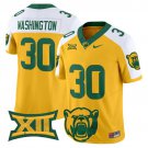 Bryson Washington  #30 Baylor Bears 2026 Vapor Limited All Stitched Gold Alternate