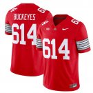 Buckeyes  #614 Ohio State Buckeyes Heritage Stripe 2026-2026 Vapor Stitched Red