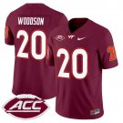 Caleb Woodson  #20 Virginia Tech Hokies 2026 Vapor Limited Maroon - All Stitched