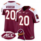 Caleb Woodson  #20 Virginia Tech Hokies 2026 Vapor Limited Maroon Alternate - All Stitched
