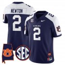 Cam Newton  #2 Auburn Tigers Alabama Patch Vapor Stitched Navy Alternate