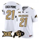 Coach Prime  #21 Colorado Buffaloes 2026 Vapor Football Limited White - All Stitched