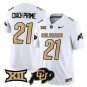 Coach Prime  #21 Colorado Buffaloes 2026 Vapor Football Limited White - All Stitched