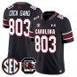 Cock Gang  #803 South Carolina Gamecocks 2026 Stitched Black