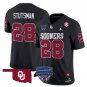 Danny Stutsman  #28 Oklahoma Sooners 2026 Armed Forces Bowl Patch Vapor Stitched Black