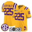Death Valley  #225 LSU Tigers 2020 National Champions Vapor Limited Stitched Gold