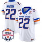 Doug Martin  #22 Boise State Broncos 2026 The Fiesta Bowl Patch Stitched White