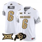 Drelon Miller  #6 Colorado Buffaloes 2026 Vapor Football Limited White V2 - All Stitched