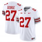 Eddie George  #27 Ohio State Buckeyes Heritage Stripe 2026-2026 Vapor Limited Stitched White