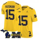 Ernest Hausmann  #15 Michigan Wolverines 2026 Vapor Limited Maize - All Stitched