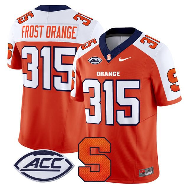 Frost Orange  #315 Syracuse Orange 2026 Vapor Limited Orange Alternate - All stitched